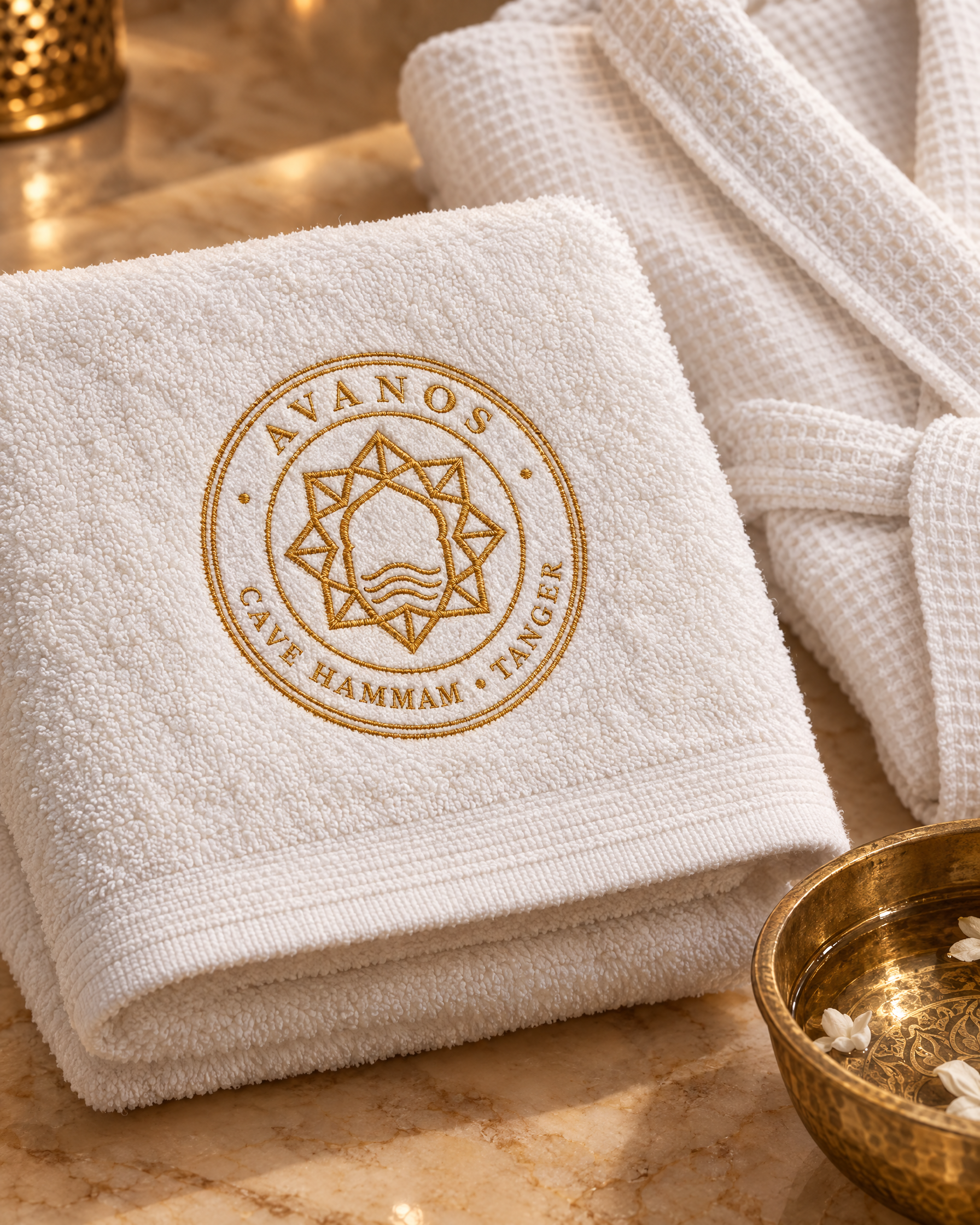 Blason sur serviette